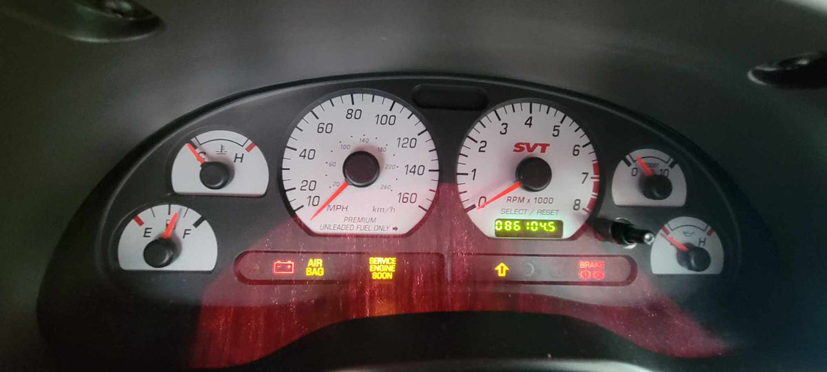 200304 Ford Mustang SVT Cobra Instrument Cluster, ECU, & Ignition/Key