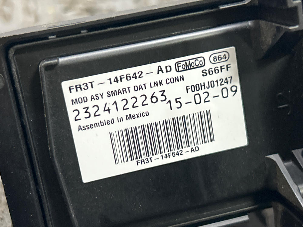 2015-17 Ford Mustang GT Smart Data Link Connection Module (FR3T-14F642-AD) 312