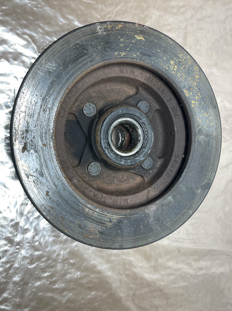 1987-93 Ford Mustang GT Passenger Front RH Hub/Rotor- 4 Lug 201