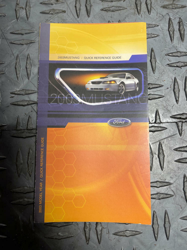 2001 Ford Mustang GT Owners Manual Kit- Very Nice for Age 282 – Blu
