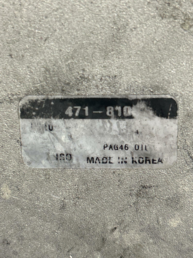 2003-04 Ford Mustang SVT Cobra A/C Compressor- NO MANIFOLD 287