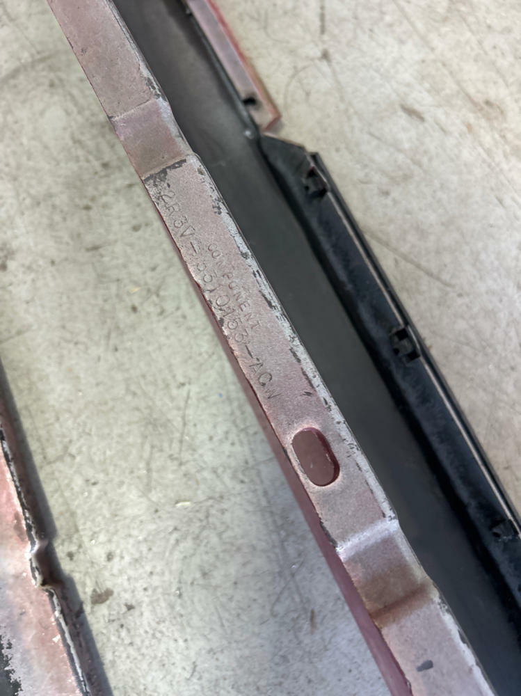 2003-04 Ford Mustang SVT Cobra Side Skirt Pair- Red Fire BA