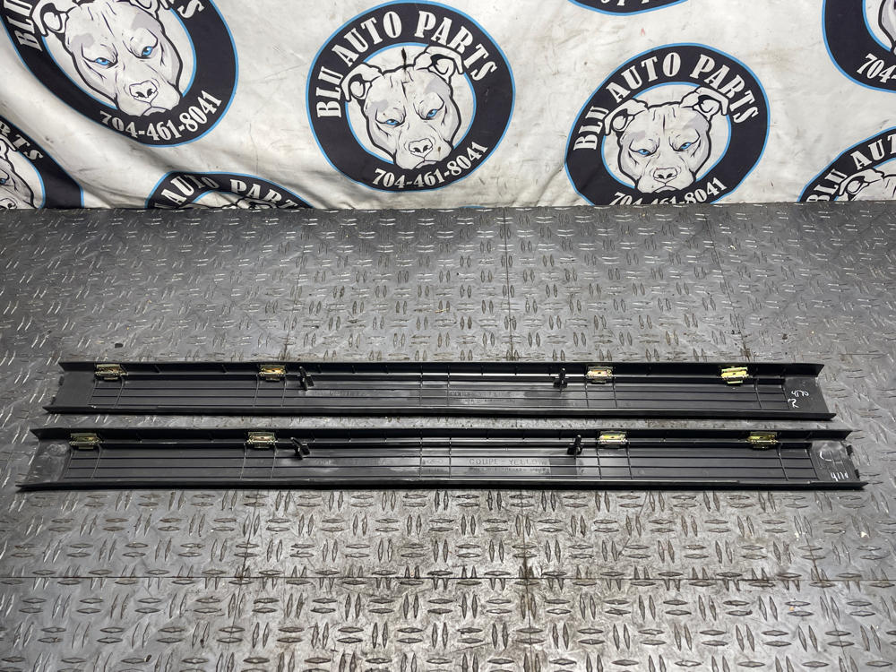 2003-04 Ford Mustang Mach One Inner Door Sills Pair- Dark Charcoal 19k Miles 296