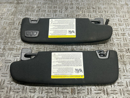 2015-17 Ford Mustang GT OEM Sunvisor Pair- FOR CONVERTIBLE 312