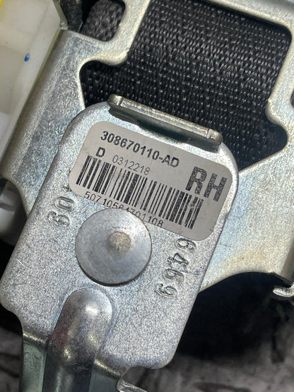 2015-17 Ford Mustang GT OEM Pass. Front RH Seat Belt- CONVERTIBLE 312