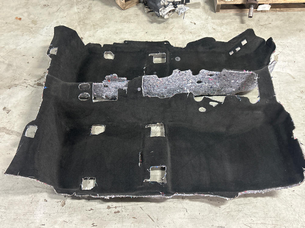 2015-17 Ford Mustang GT OEM Black Convertible Carpet 312