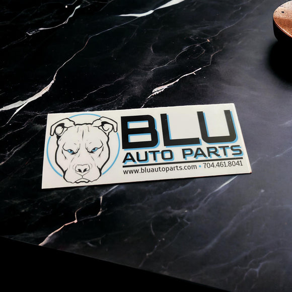 Blu Auto Parts Decal