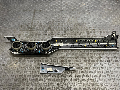 2015-17 Ford Mustang GT OEM Dash Trim & HVAC Vents- Base Model, Silver 312