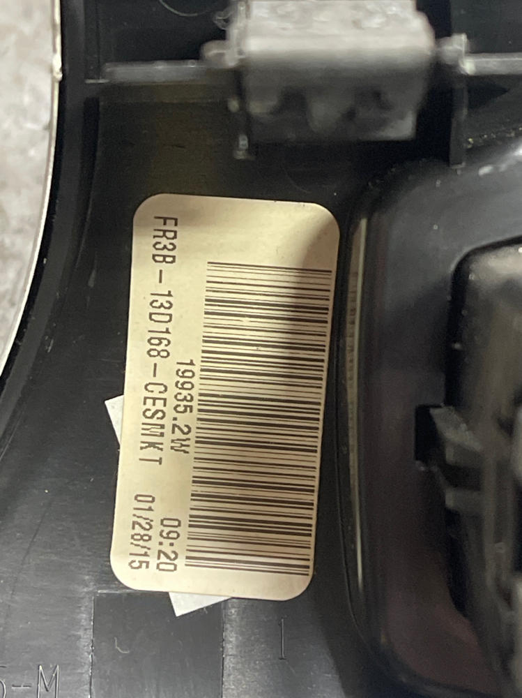 2015-17 Ford Mustang GT OEM Head Light Control Knob & Trim- Base Model 312