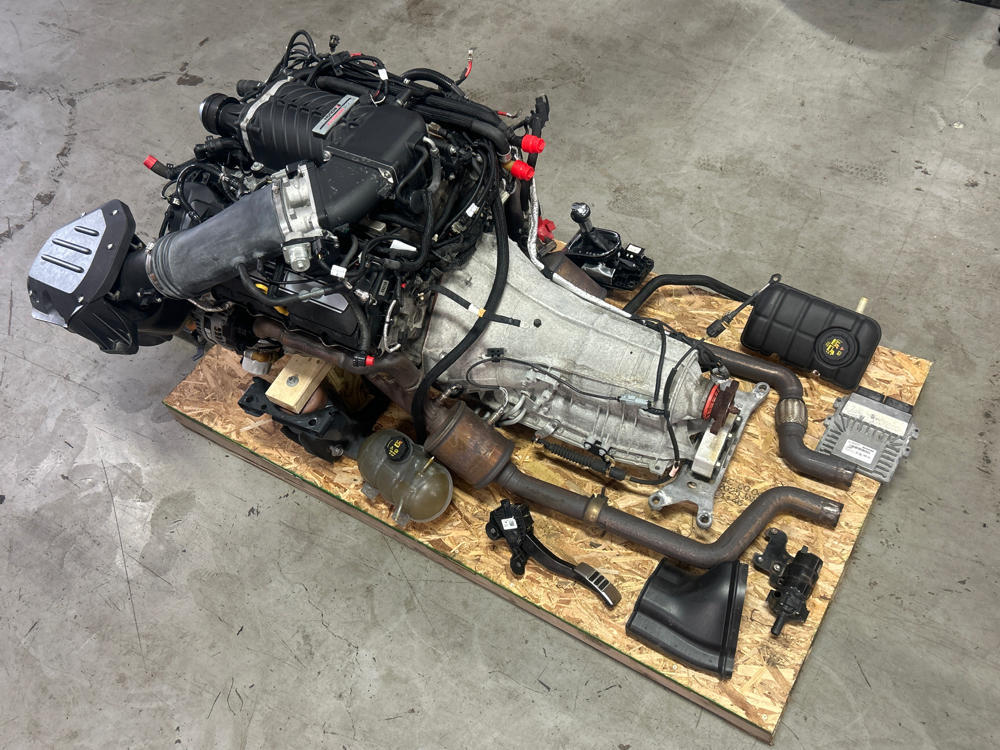 2015-17 Ford Mustang Supercharged Coyote 5.0 Engine 6r80 Transmission 61k Miles