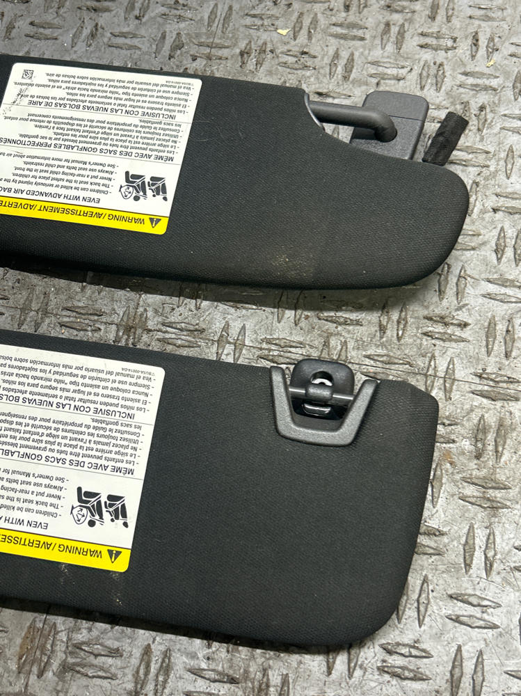 2015-17 Ford Mustang GT OEM Sunvisor Pair- FOR CONVERTIBLE 312