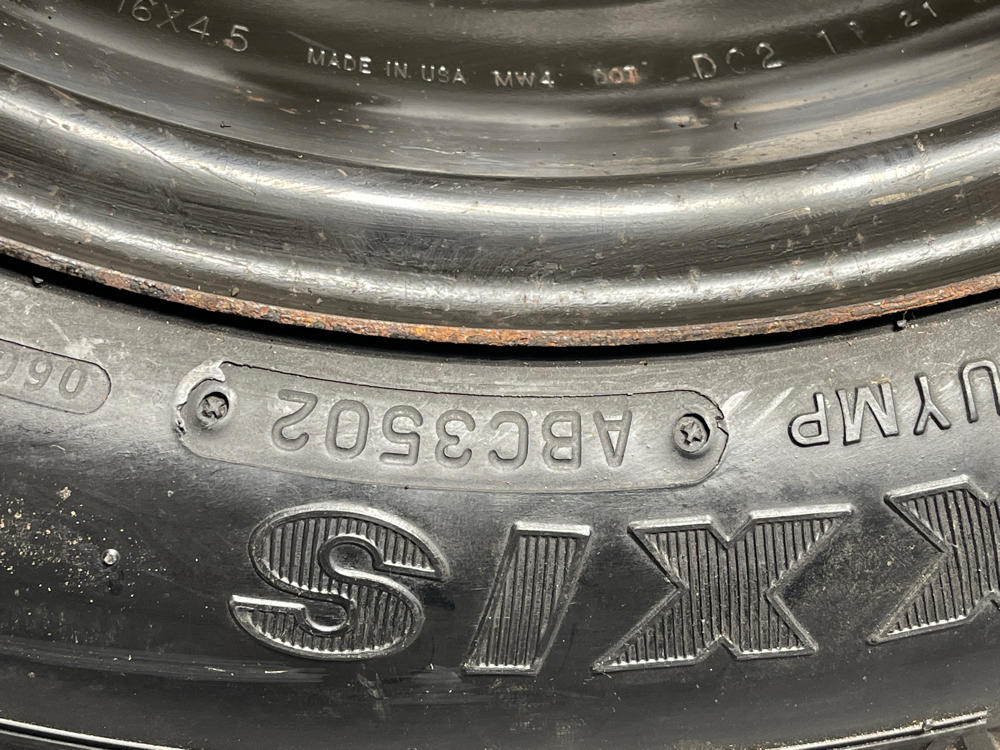 1999-04 Ford Mustang Roush GT 16" Spare Tire- TIRE & RIM ONLY 293