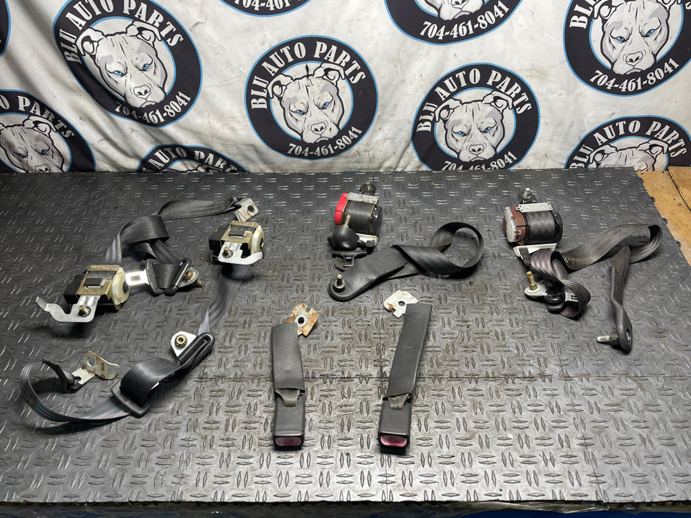 1999-04 Ford Mustang Roush GT Complete Coupe Seat Belt Lot- SEE DESC 293