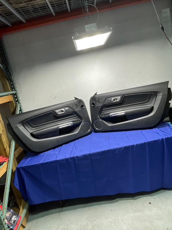 2018-23 Ford Mustang Door Panels Pair 163