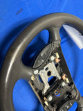 2003-04 Ford Mustang SVT Cobra Dark Charcoal Leather Steering Wheel 153