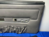 1987-93 Ford Mustang Coupe Opal Gray D6 Door Panels Left Right 157