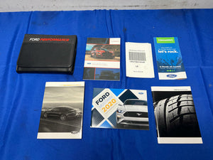 2020 Ford Mustang Shelby GT500 Owners Manual Ford Performance Holder 158