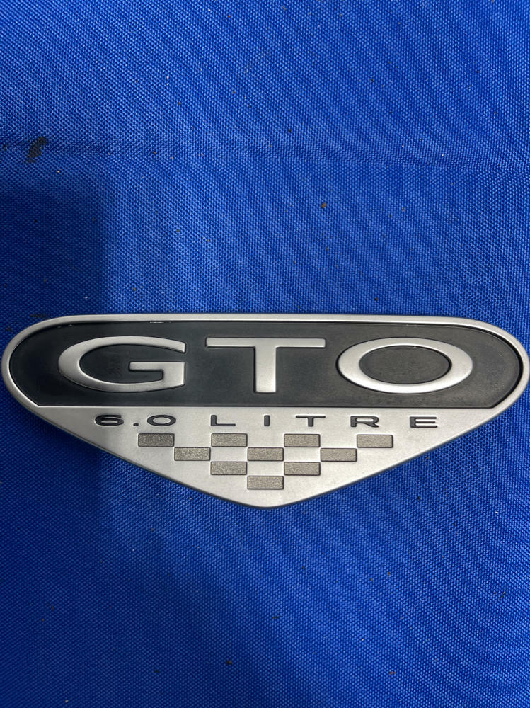 2005-06 Pontiac GTO 6.0 Fender Badges OEM 159