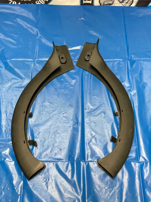 1999-02 Merecedes E55 AMG W210 Trunk Arm Trim Cover Pair 156