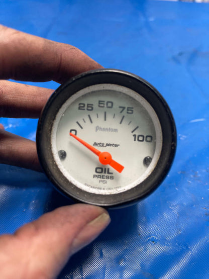2003-04 Ford Mustang SVT Cobra Autometer Phantom Oil Pressure Gauge 186