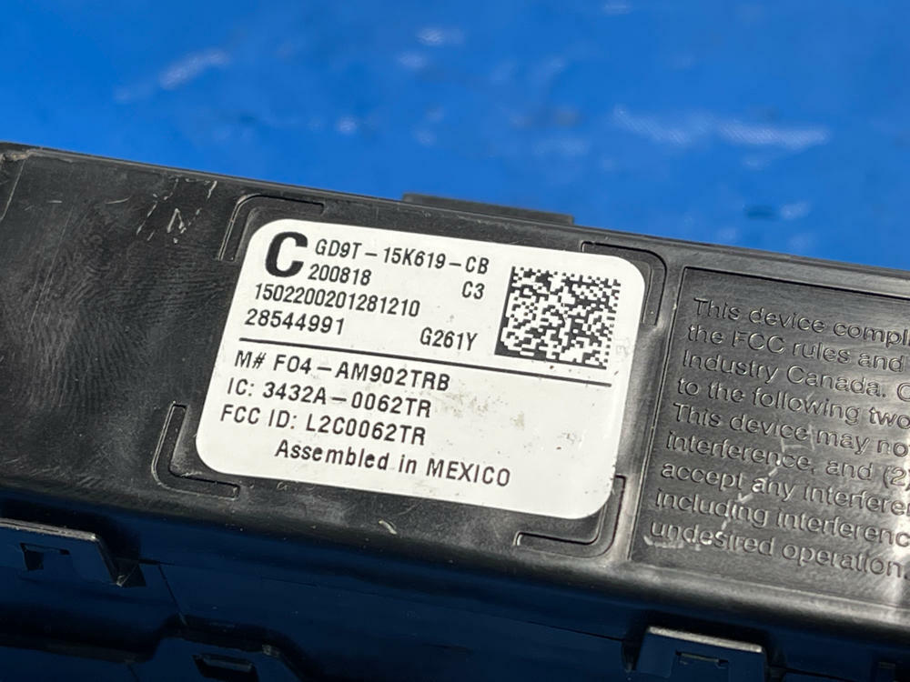 2015-23 Ford Mustang GT Anti Theft Alarm 190