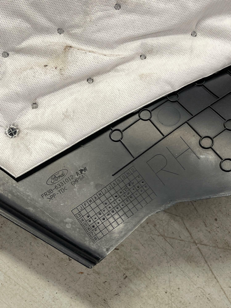 2015-17 Ford Mustang Rear Interior Plastics Set 193