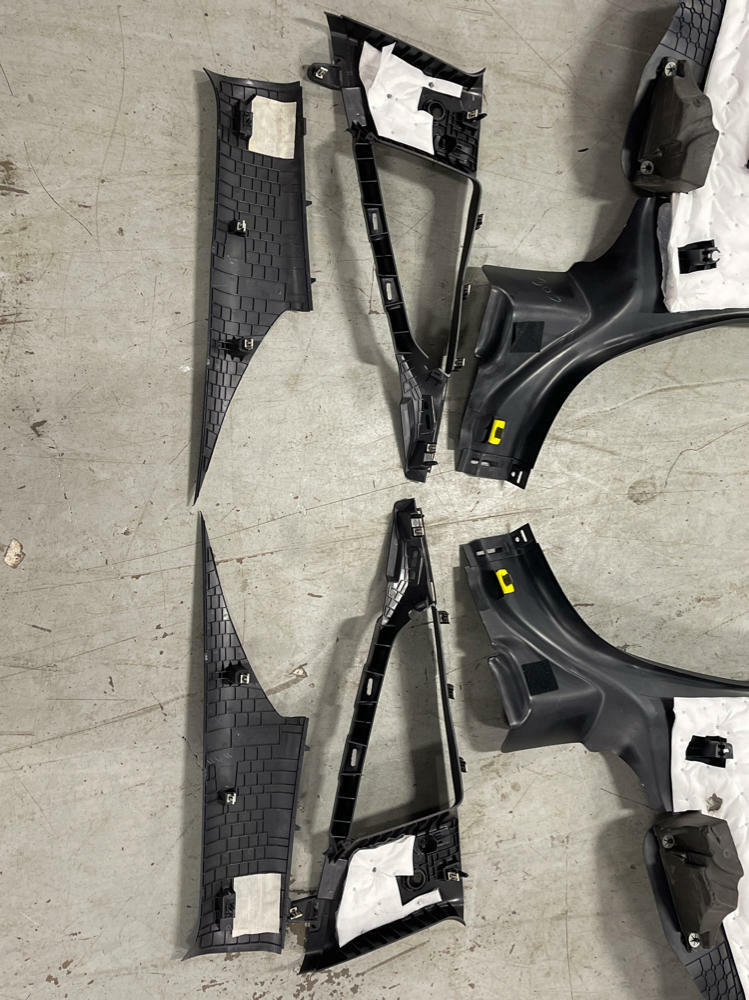 2015-17 Ford Mustang Rear Interior Plastics Set 193