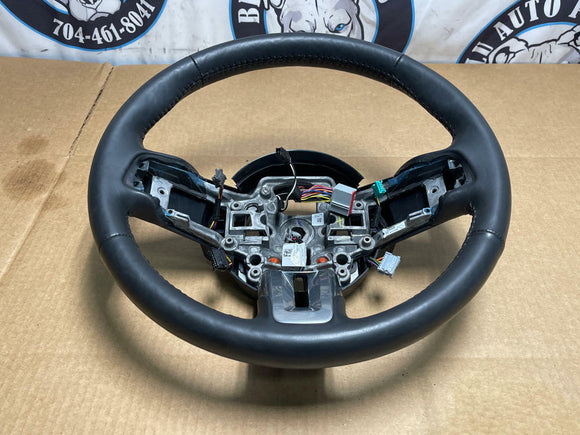 2015-23 Ford Mustang Leather Steering Wheel 3800 Miles 197
