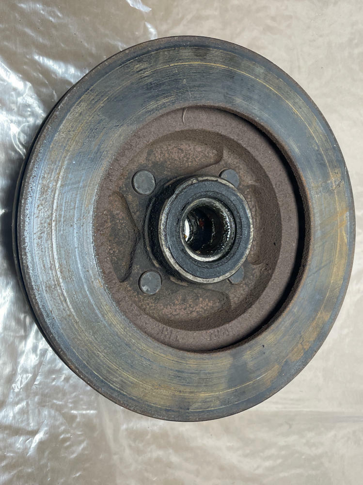 1987-93 Ford Mustang GT Driver Front LH Hub/Rotor- 4 Lug 201