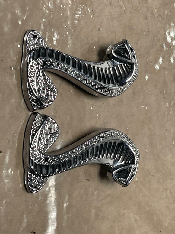 2003-04 Ford Mustang SVT Cobra Fender Badges Pair 208