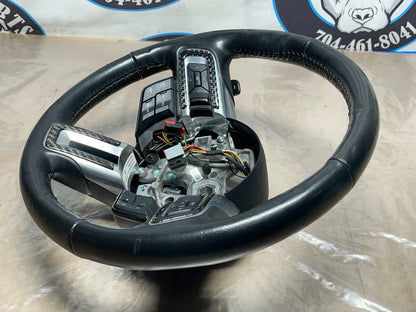 2015-17 Ford Mustang Leather Steering Wheel w/ Paddles- 6R80 214