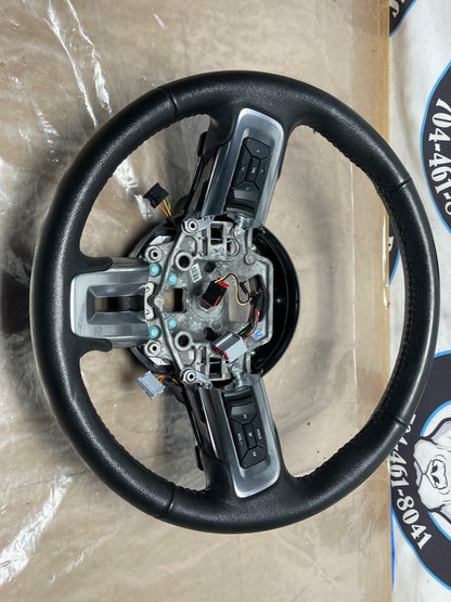 2015-23 Ford Mustang GT S550 Coyote Leather Steering Wheel 21k Miles 222
