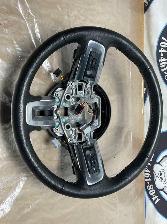 2015-23 Ford Mustang GT S550 Coyote Leather Steering Wheel 21k Miles 222