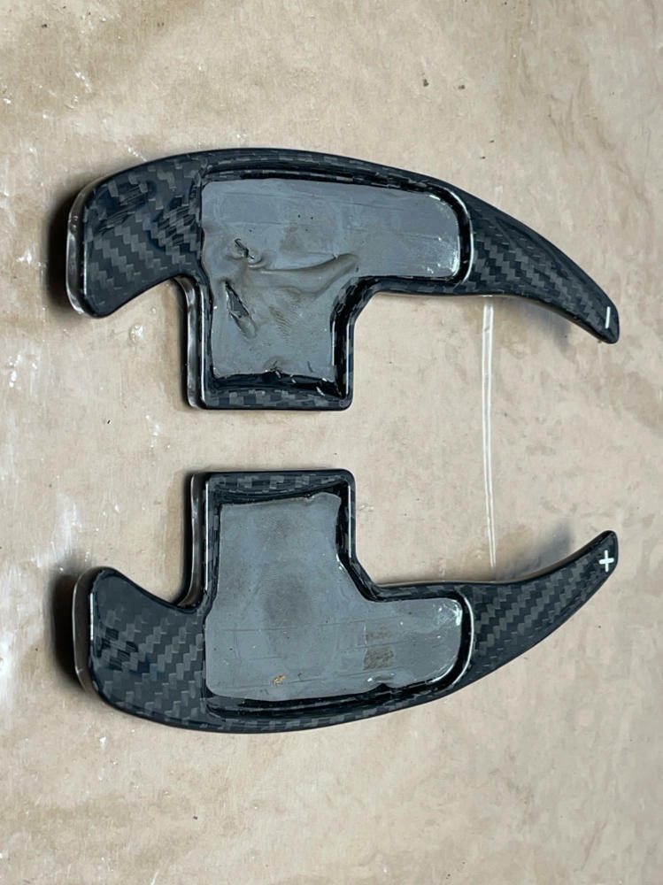 2015-17 Ford Mustang S550 GT Carbon Fiber Shift Paddle Extensions 227