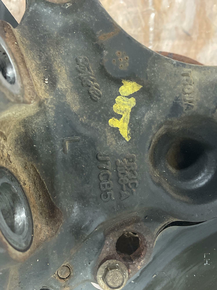 2015-17 Ford Mustang GT Driver Front LH Spindle 211