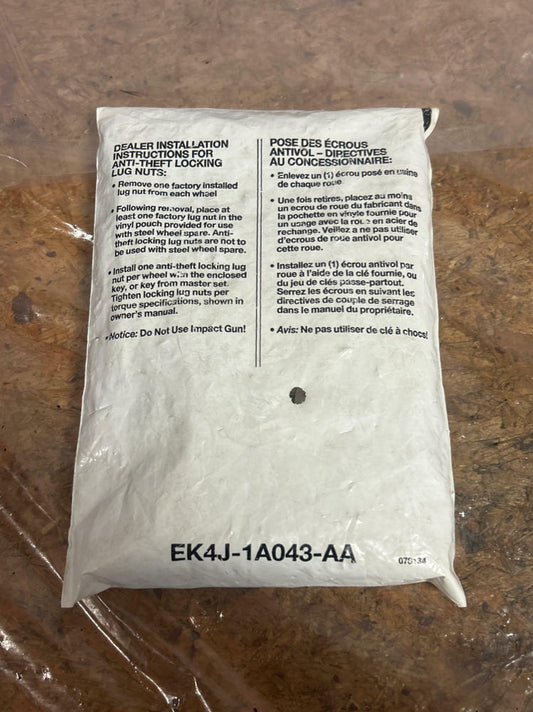 2015-17 Ford Mustang GT OEM Sealed Wheel Lock Kit 253