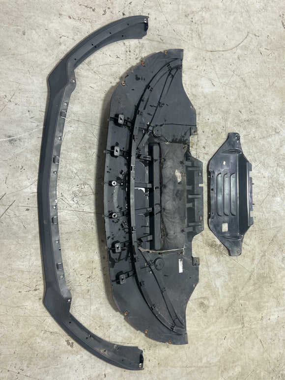 2015-17 Ford Mustang Front Bumper Lower Splitter Sheild 253
