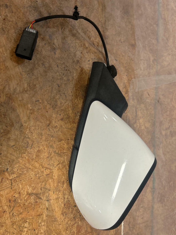 2015-23 Ford Mustang Drivers LH Sideview Mirror No Options YZ Oxford White 248