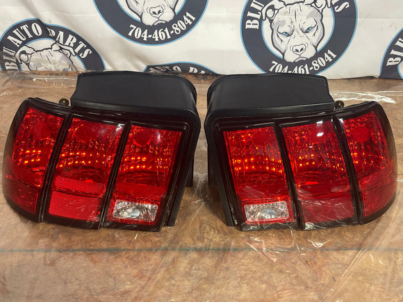 1999-04 Ford Mustang Bullitt GT Taillight Housing Pair- 51k Miles 257