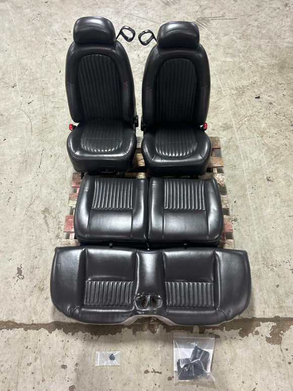 2001 Ford Mustang Bullitt Leather Seat Set- NICE, 51k Miles 257