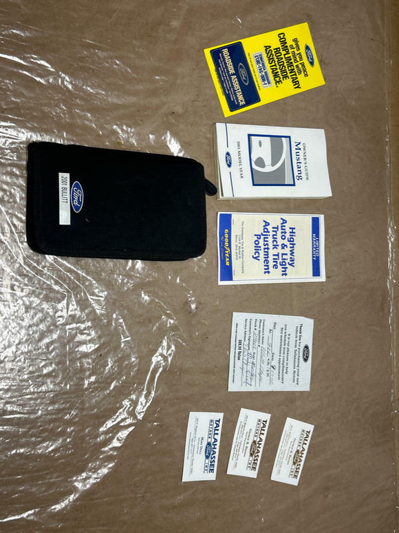 2001 Ford Mustang Bullitt Owners Manual 257