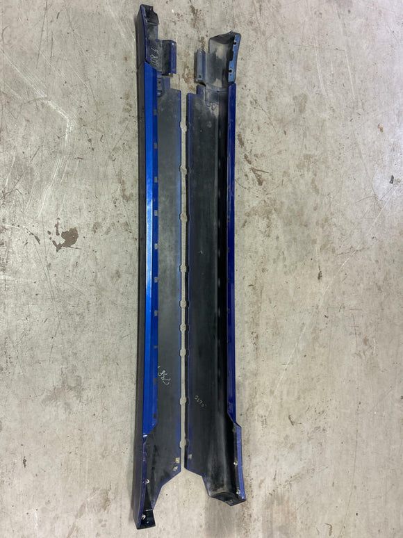 2003-04 Ford Mustang SVT Cobra Sonic Blue Side Skirts OEM Pair LH RH 270