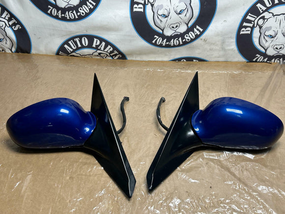 2003-04 Ford Mustang SVT Cobra Side View Mirrors Sonic Blue LH RH 270