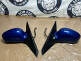 2003-04 Ford Mustang SVT Cobra Side View Mirrors Sonic Blue LH RH 270