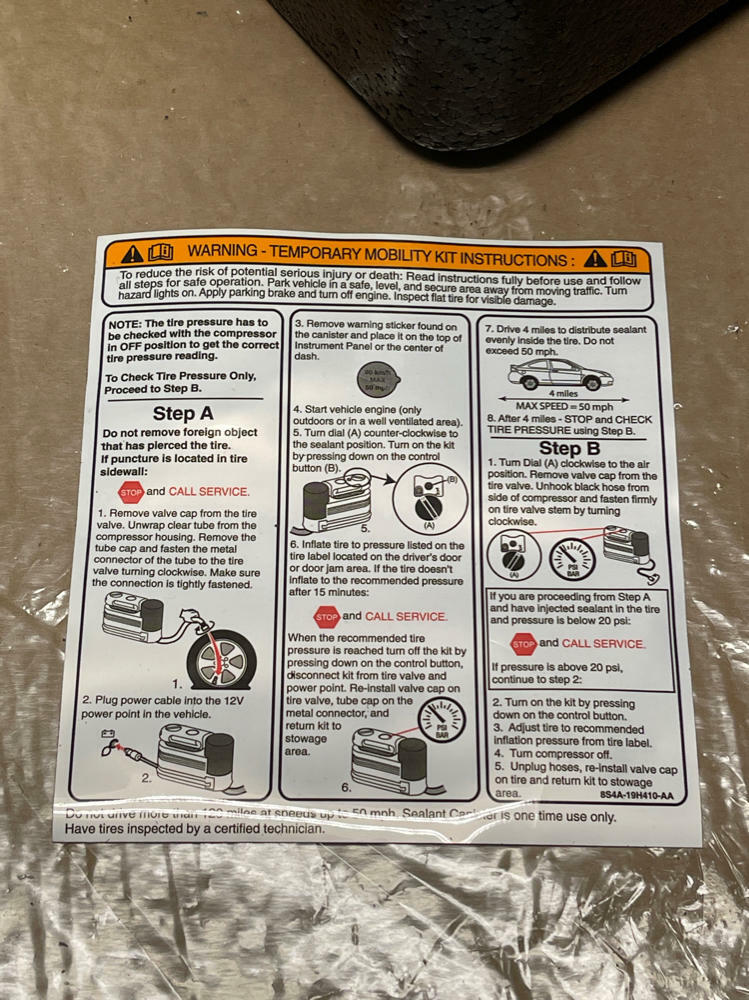 2007-09 Ford Mustang Shelby GT500 KR Roadside Kit 16k Miles 263