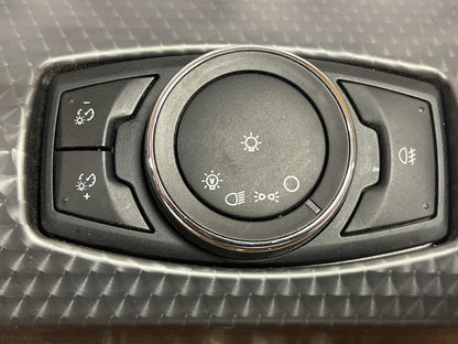 2015-23 Ford Mustang Head Light Knob & Trim Brushed Metal 265