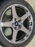 2003-04 Ford Mustang SVT Cobra Style 18" SVE 18x9 18x10 Nitto Tires