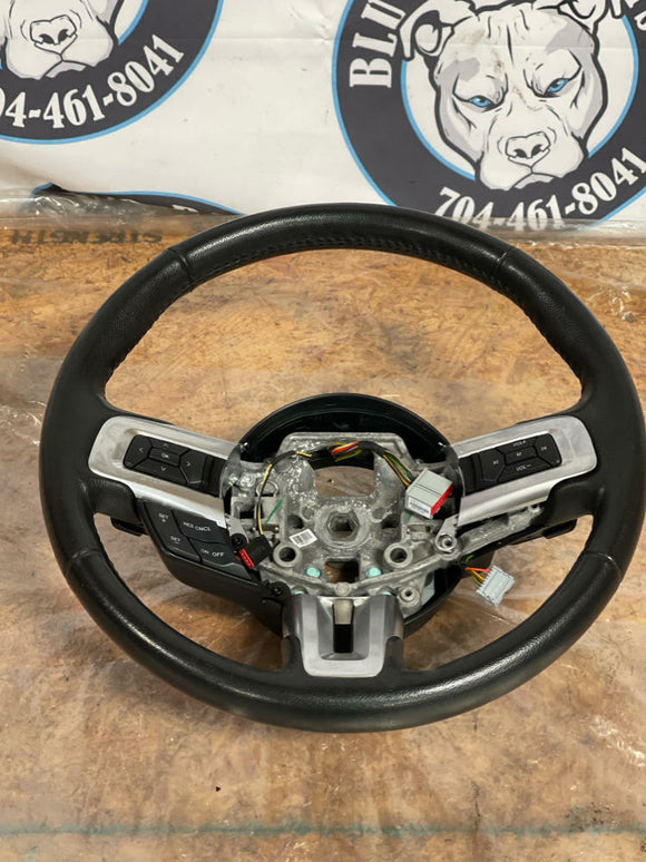 2015-23 Ford Mustang Leather Steering Wheel 264