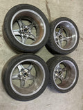 2003-04 Ford Mustang SVT Cobra Style 18" SVE 18x9 18x10 Nitto Tires
