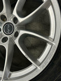 2015-23 Ford Mustang Shelby CS-5 Wheel Set- Chrome Powder, 19x11, 19x9.5